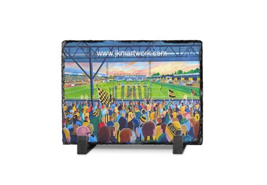 Abbey Stadium Fine Art Slate Presentation - Cambridge United FC Abbey Stadium Fine Art Slate Presentation - Cambridge United FC